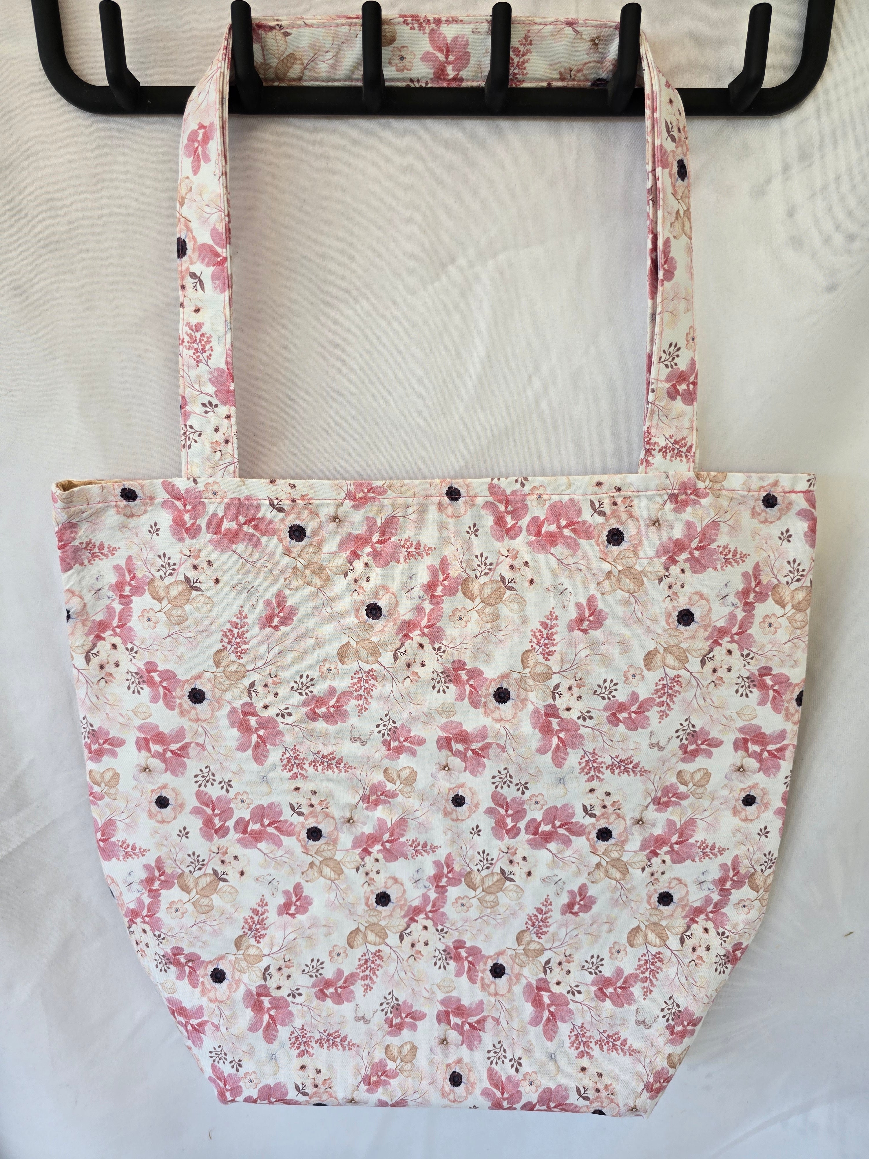 Handmade | Lined | Cherry Blossom | Tote Bag