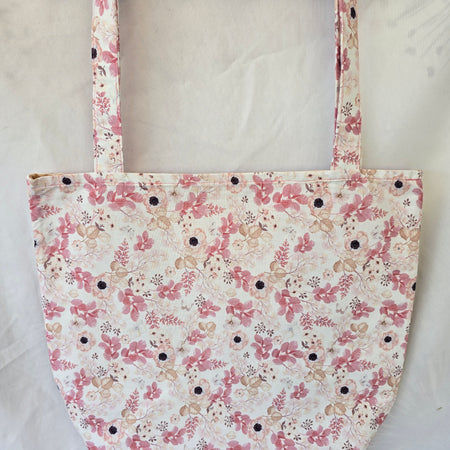 Handmade | Lined | Cherry Blossom | Tote Bag