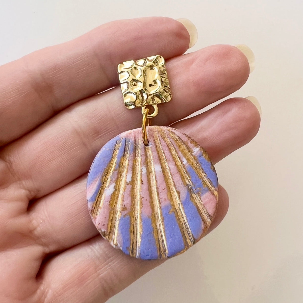 Earrings~Dangles~Lilac~Dangles ~affordable ~ lightweight