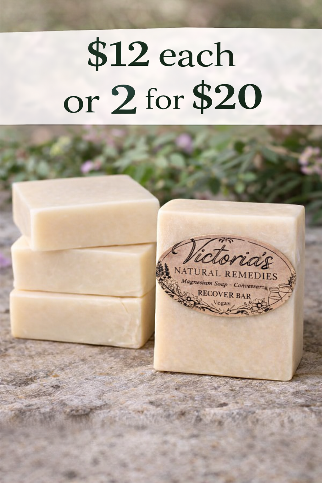 Magnesium Soap Bar 110g - Soothes and Repairs