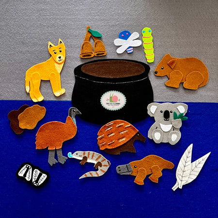 Wombat Felt Board Story Set