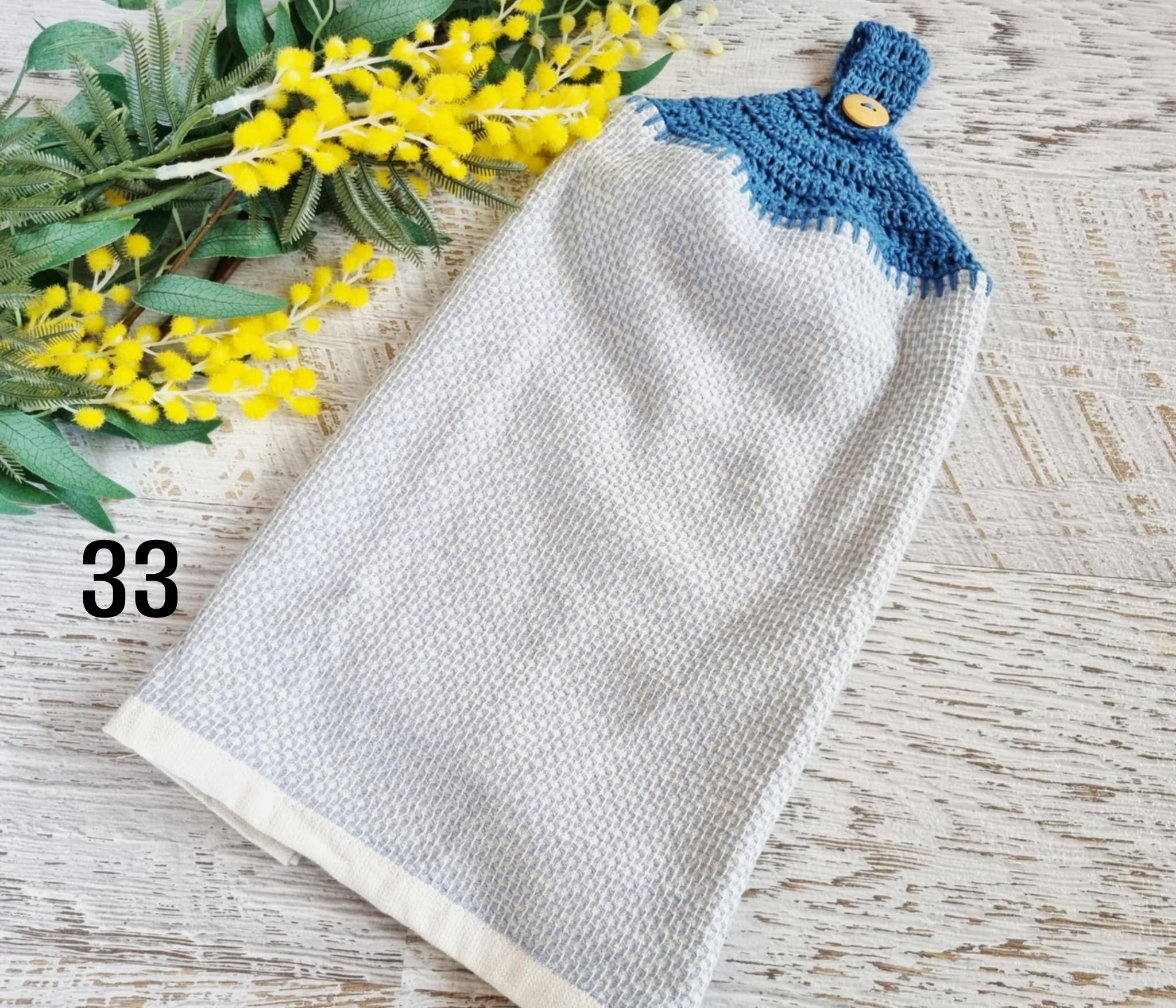 Kitchen Hand Towel | Hanging | Cotton | SINGLE LAYER - 9 Styles - 28-36