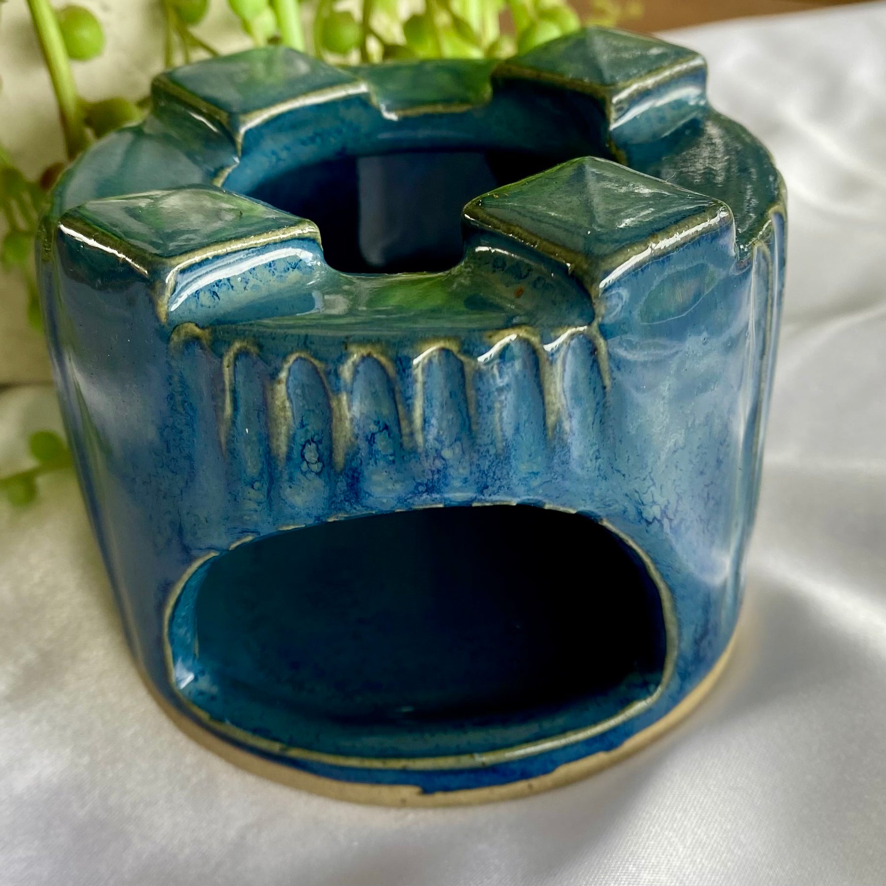 Tea Light Mug|Fondue Warmer|Ceramic|Handmade Pottery