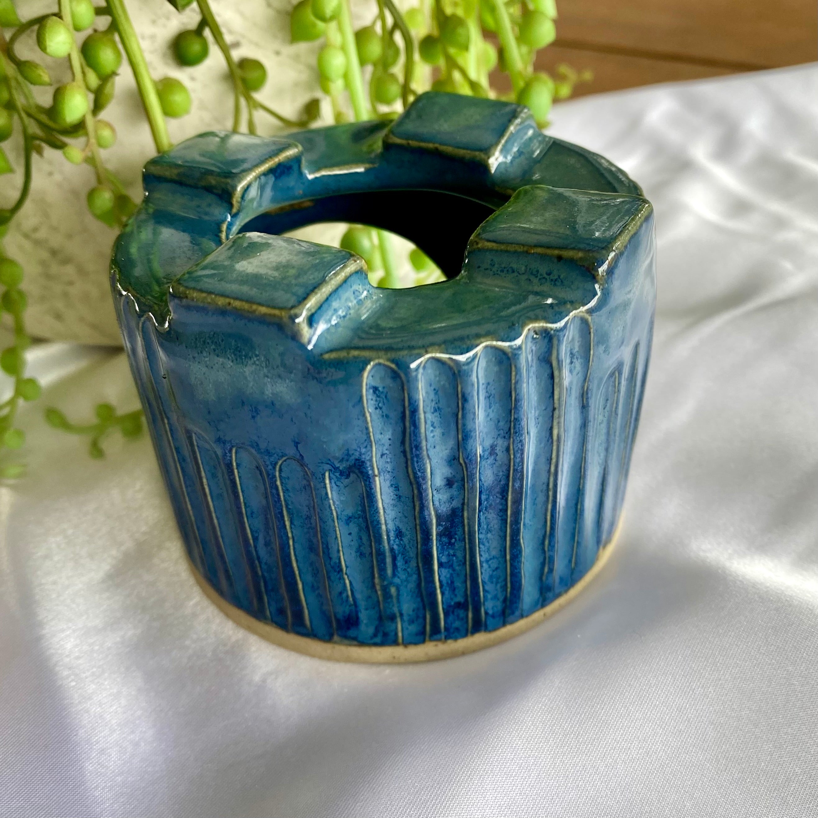 Tea Light Mug|Fondue Warmer|Ceramic|Handmade Pottery