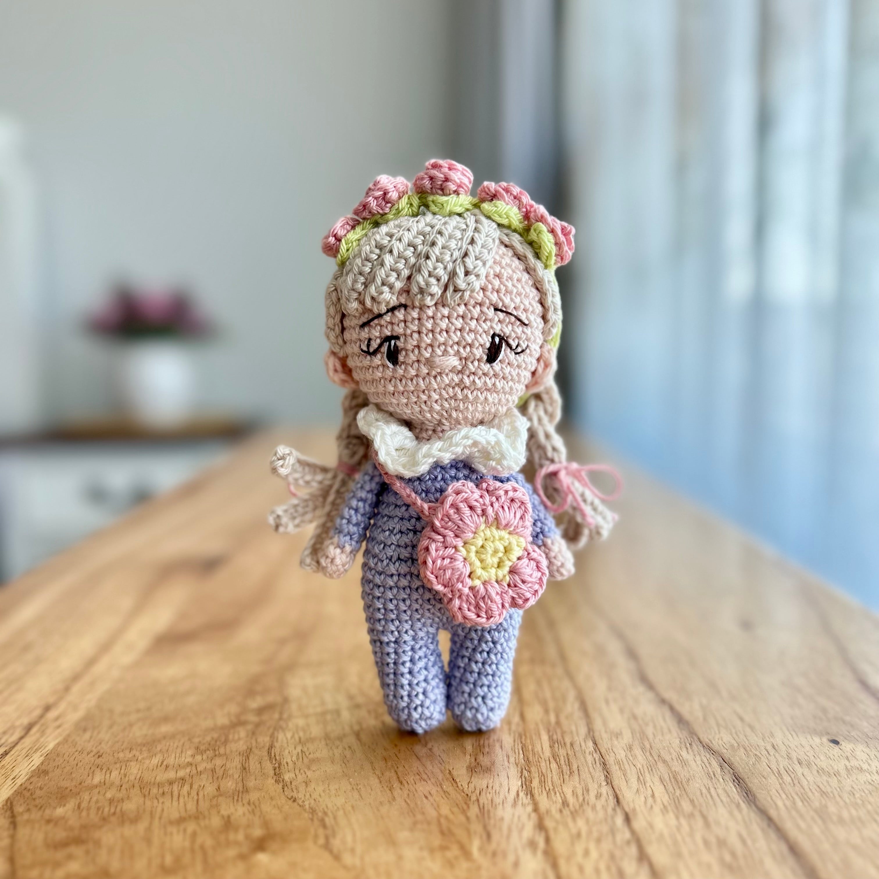 New | Doll & Bag Charm Set | Crochet | 14cm | Ready to Ship
