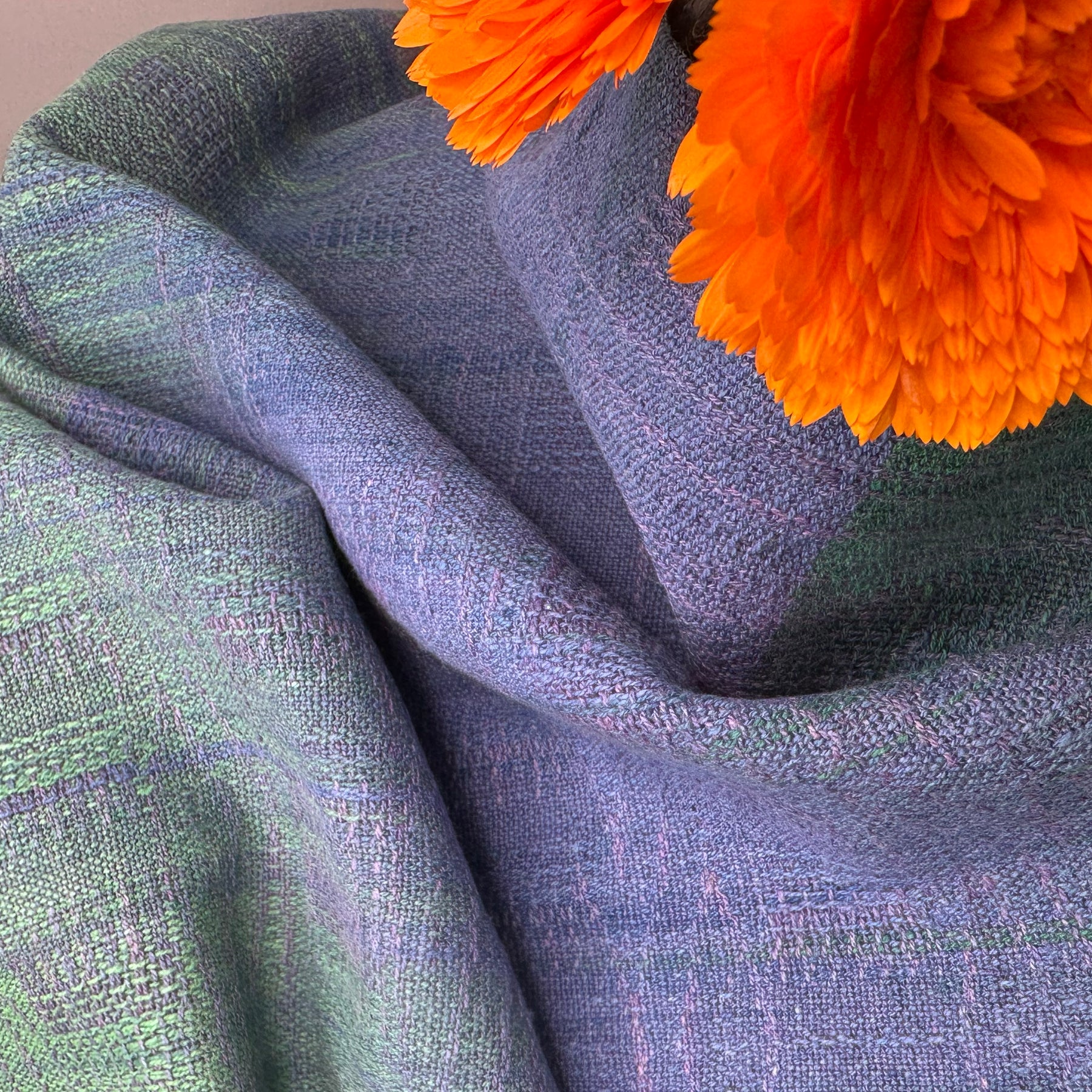 Hand-Dyed and Handwoven Linen/Cotton Tea Towels