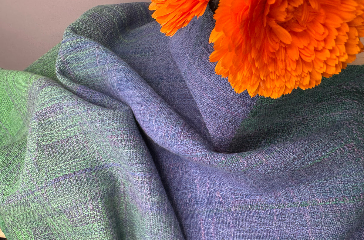 Hand-Dyed and Handwoven Linen/Cotton Tea Towels
