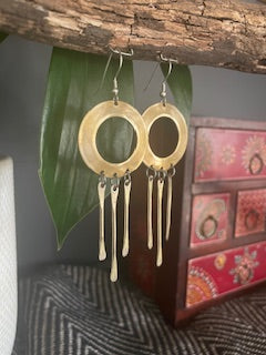 Brushed Brass and Silver Falls