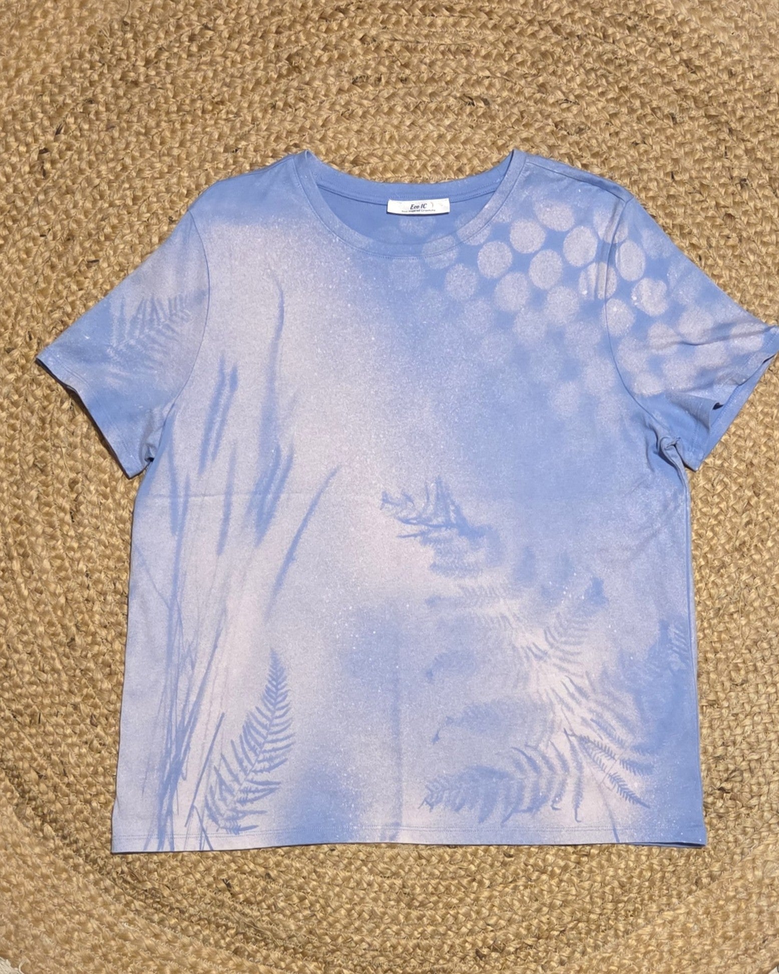 Botanical T-Shirt - Various Sizes - Natural Stencil - Last of this Collection