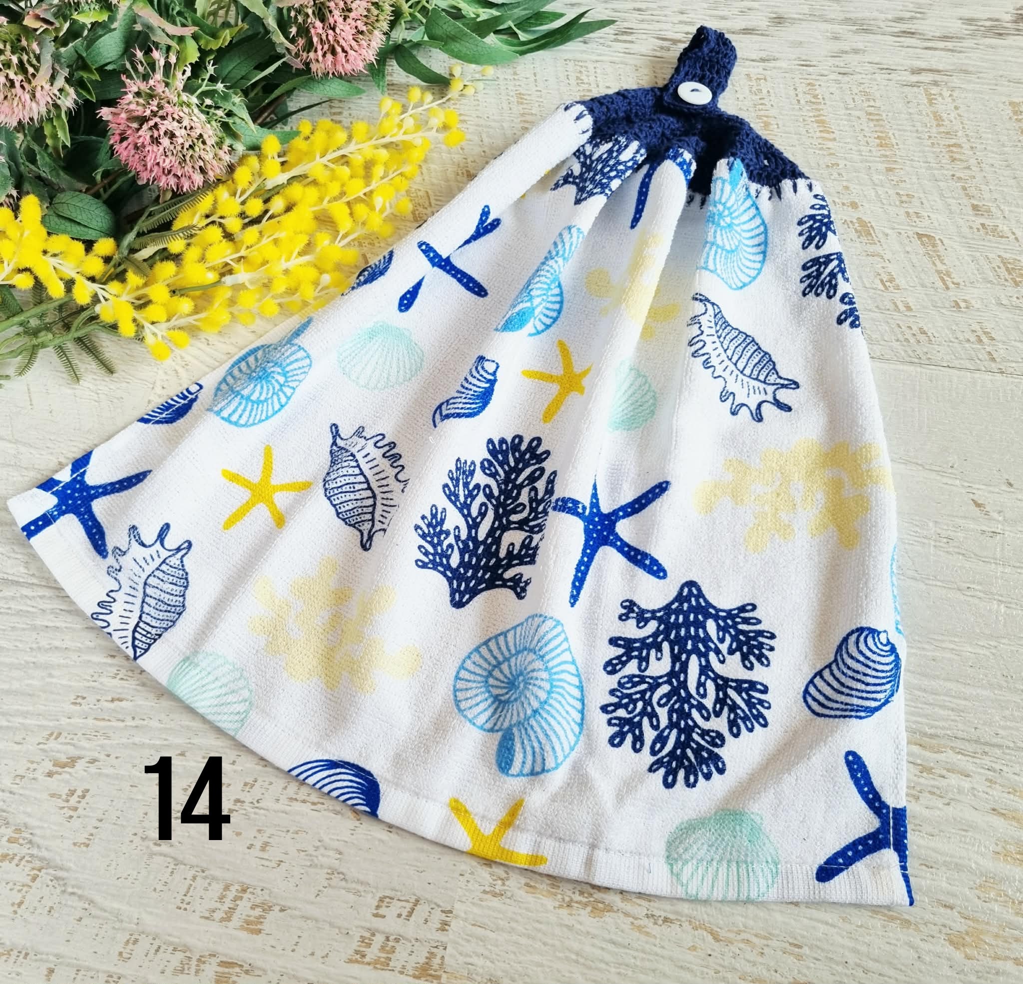 Kitchen Hand Towel | Hanging | Cotton | SINGLE LAYER | 9 Styles - 10-18