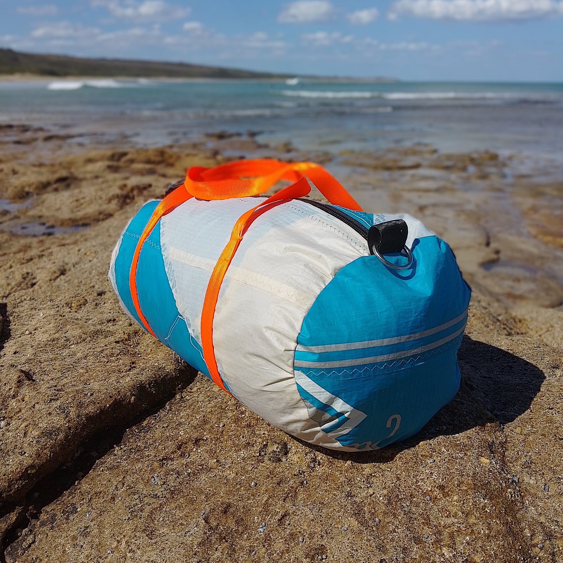 One-of-a-Kind Kite Duffle | Sustainable Handmade Bag Made in Torquay