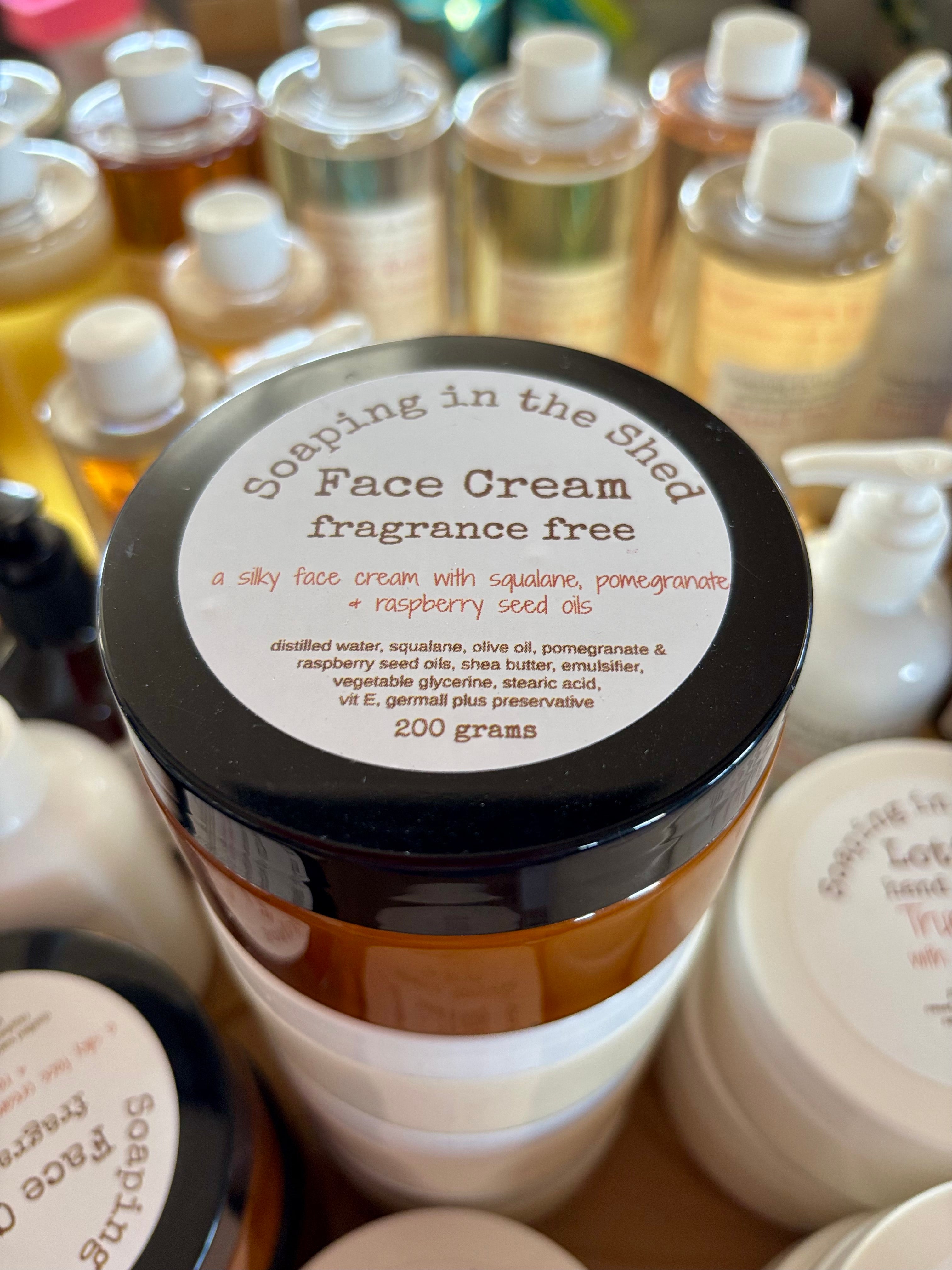 Face Cream with Raspberry Seed Oil