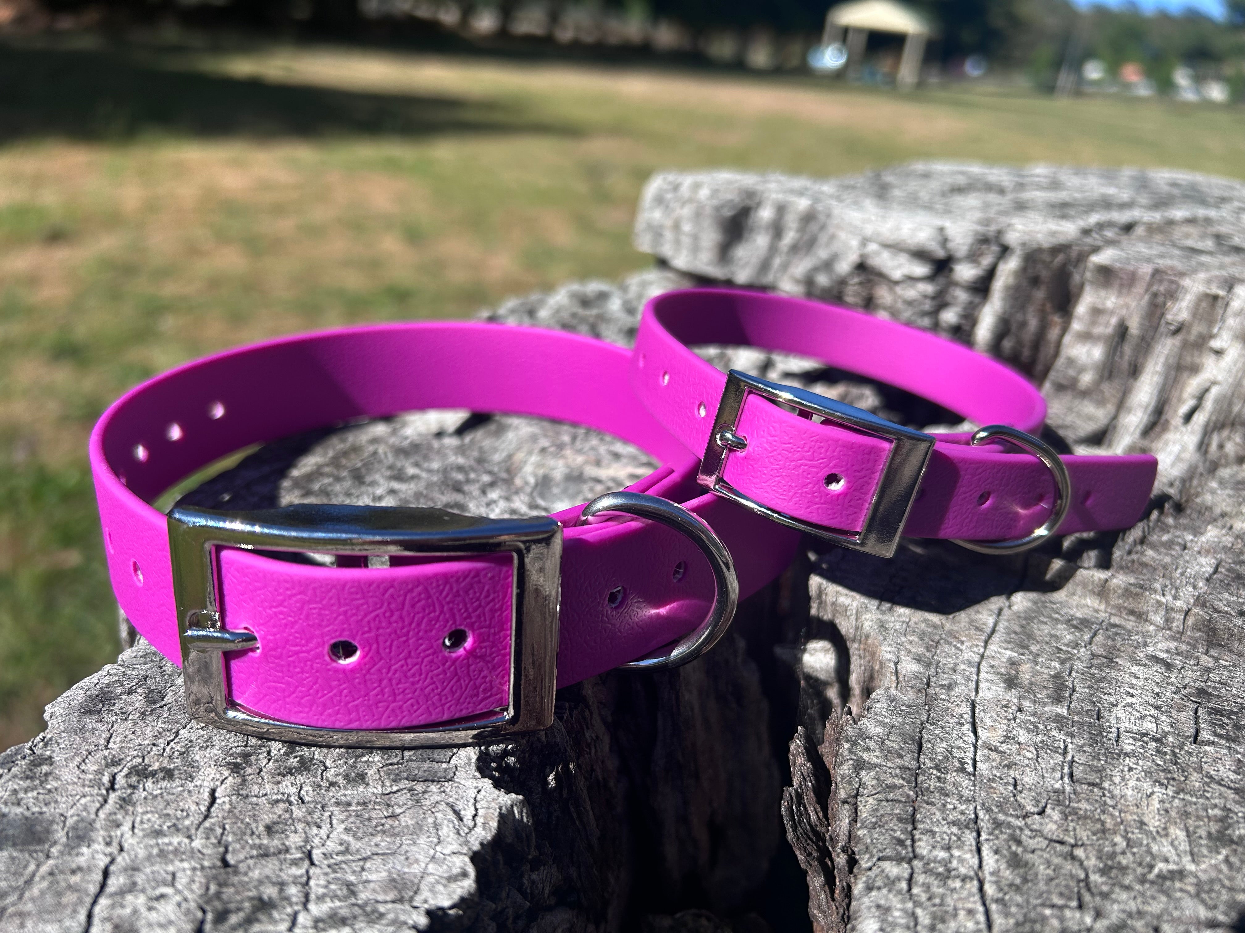 DOG PET COLLAR WATERPROOF BRIGHT STRONG
