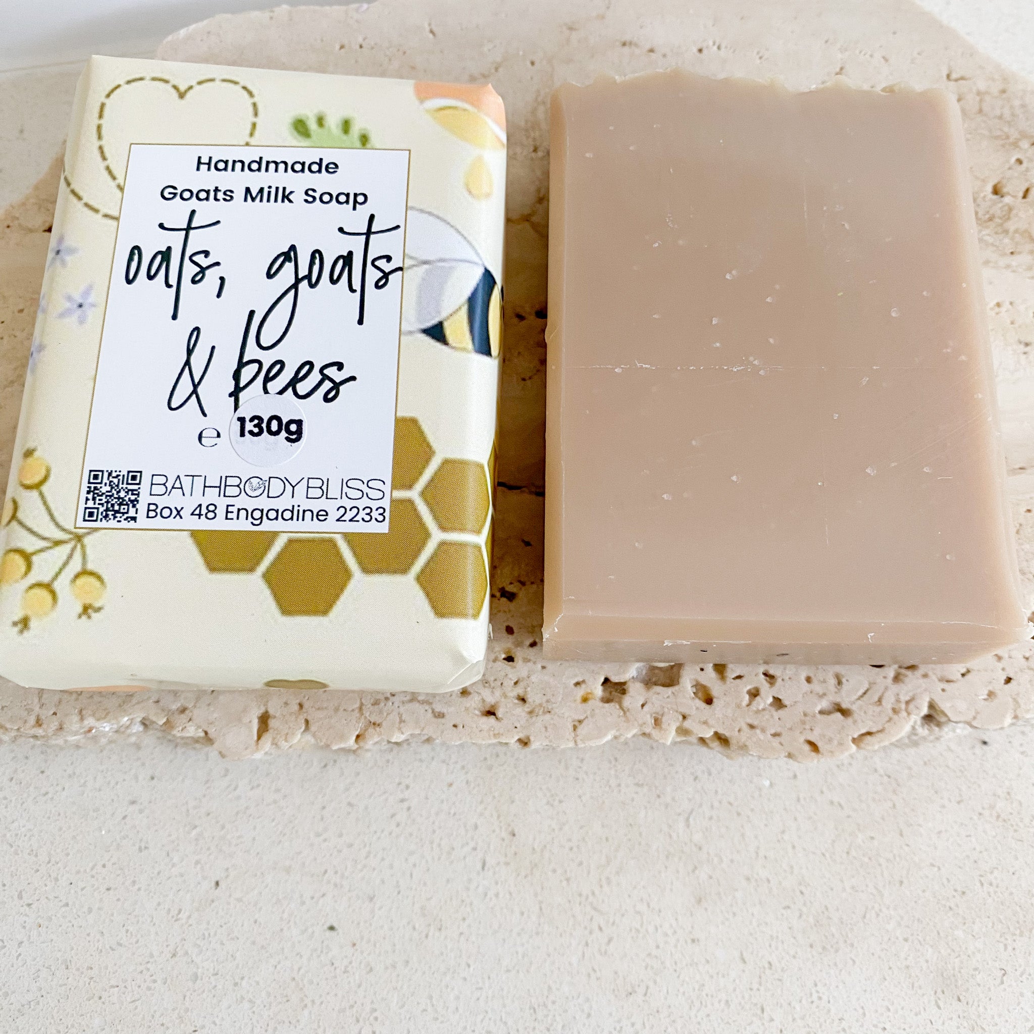 Oats Goats & Bees Handmade Soap, Goatsmilk Soap, Scented Soap
