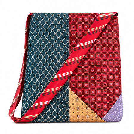 Handmade Silk Tie Tote Bag