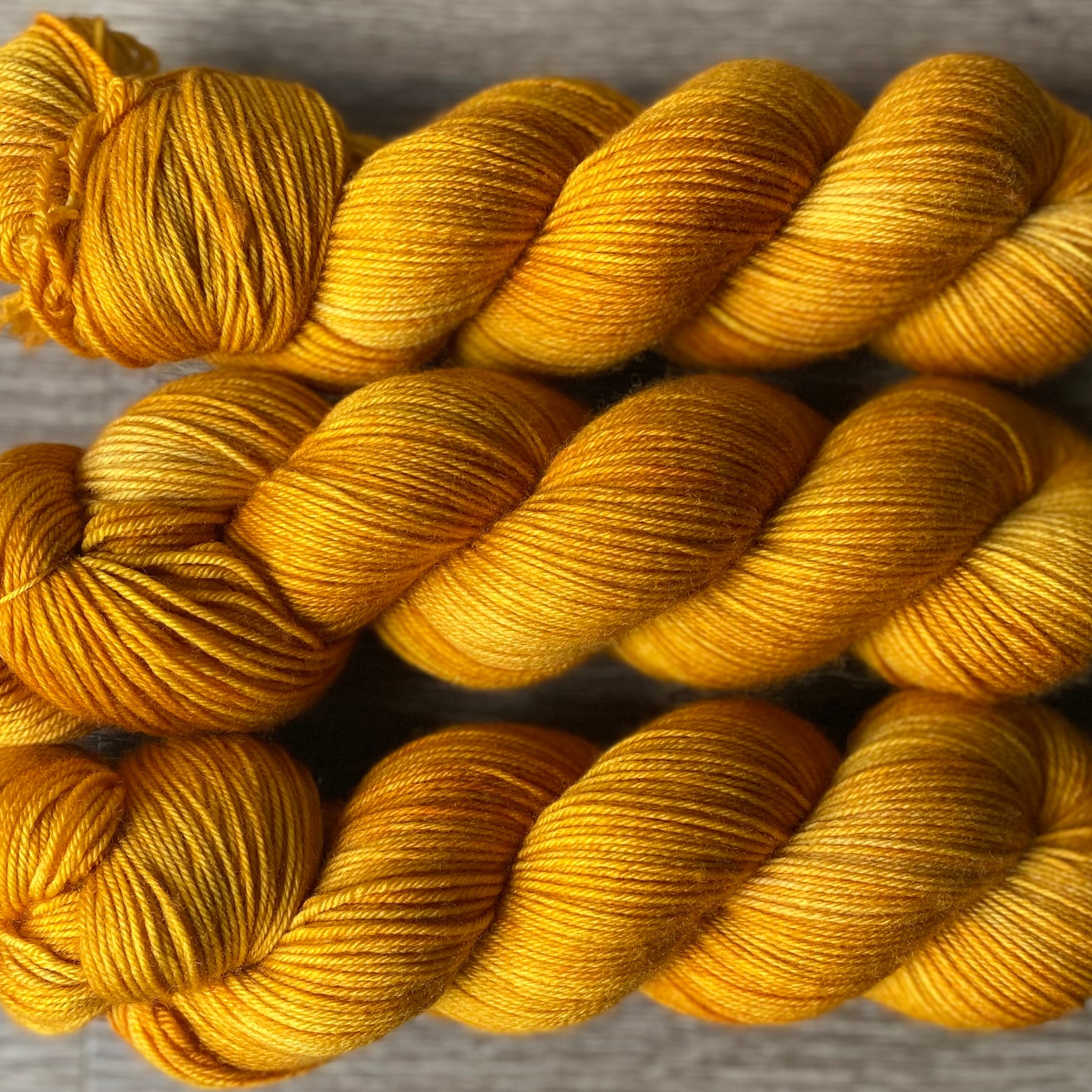 Aztec Gold- 4ply Hand Dyed Sock Yarn