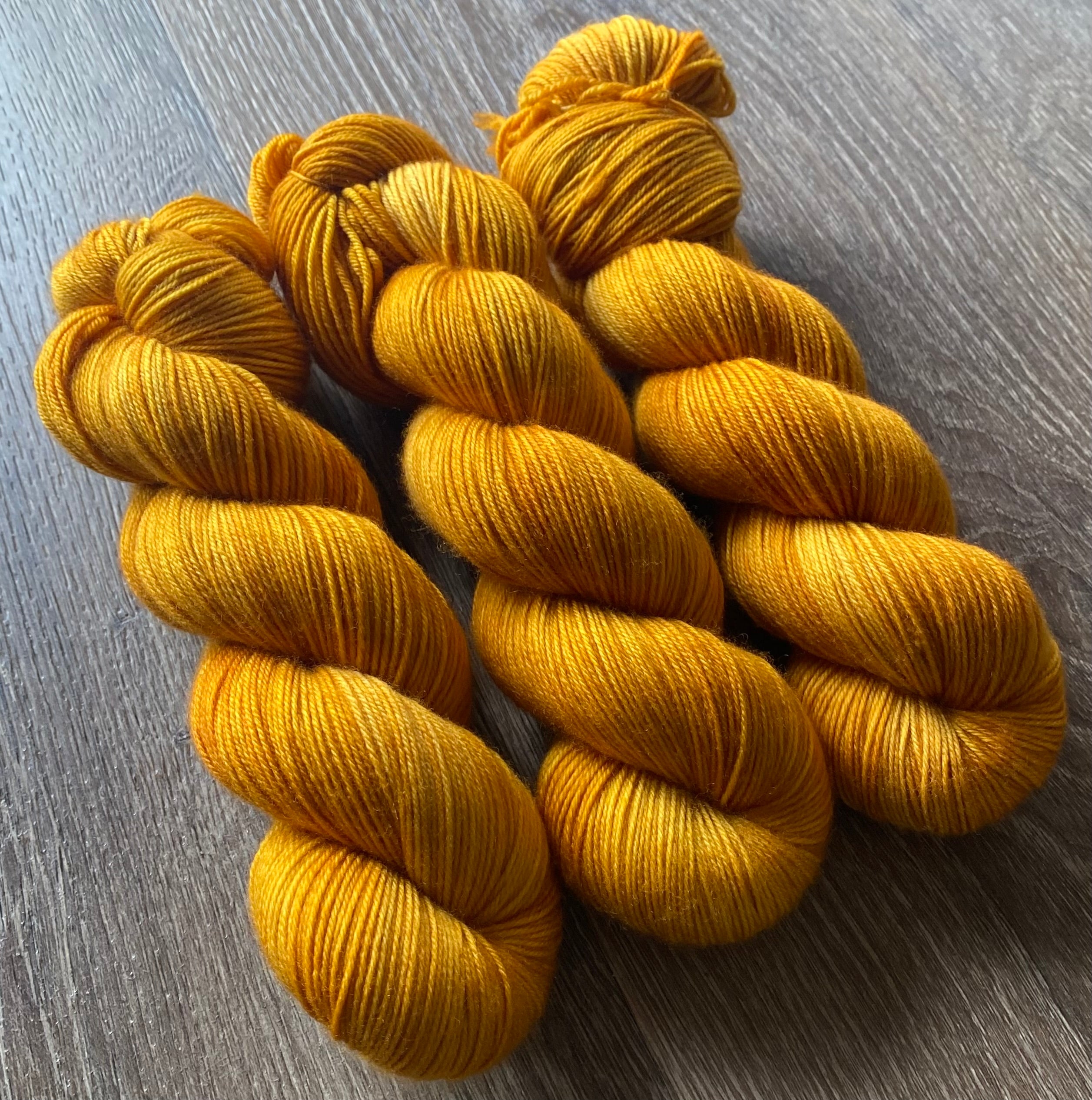 Aztec Gold- 4ply Hand Dyed Sock Yarn