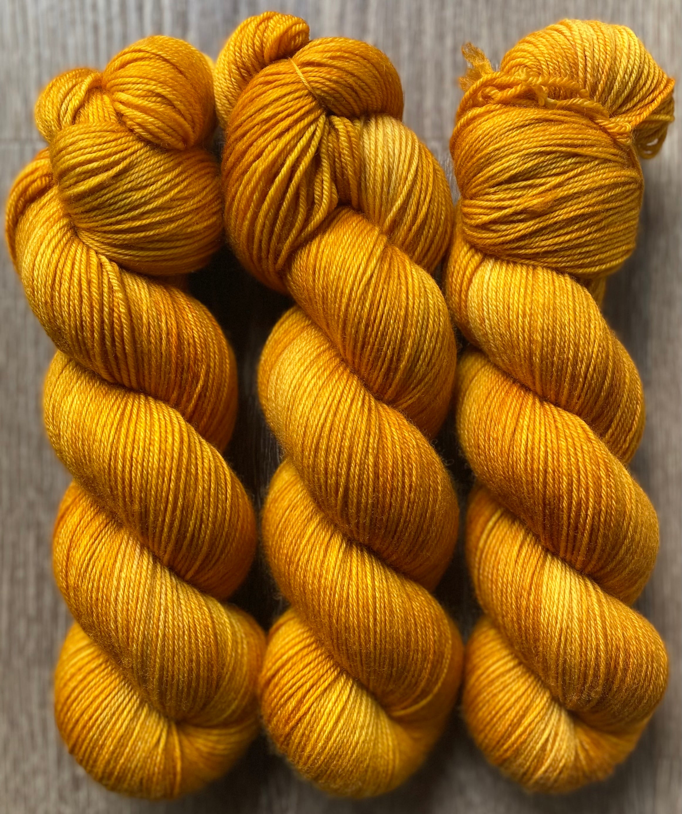 Aztec Gold- 4ply Hand Dyed Sock Yarn