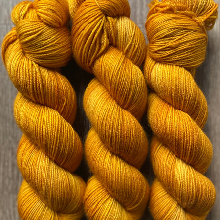 Aztec Gold- 4ply Hand Dyed Sock Yarn