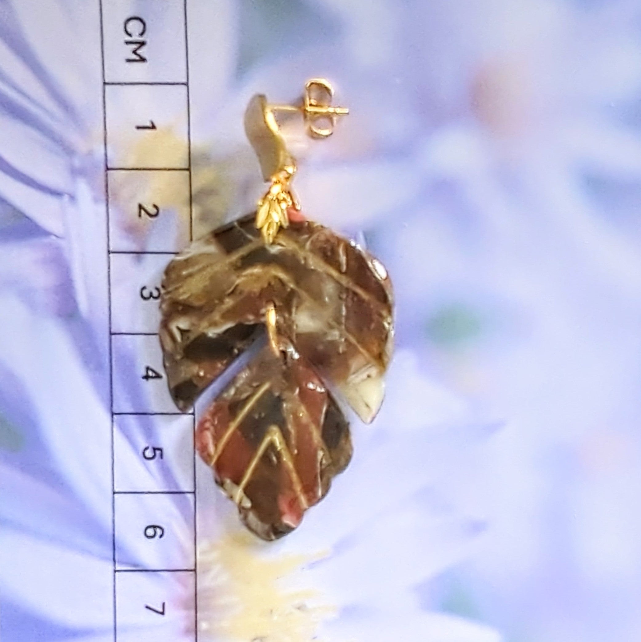 Autumn Leaves, Polymer Clay Earrings.