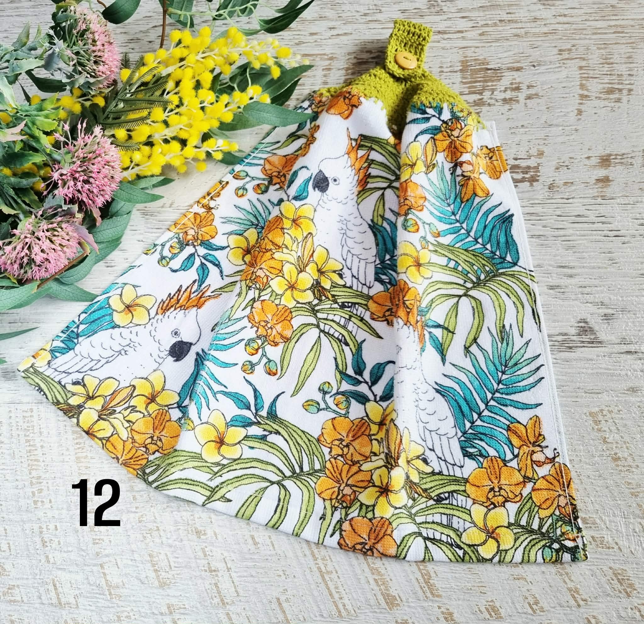 Kitchen Hand Towel | Hanging | Cotton | SINGLE LAYER | 9 Styles - 10-18