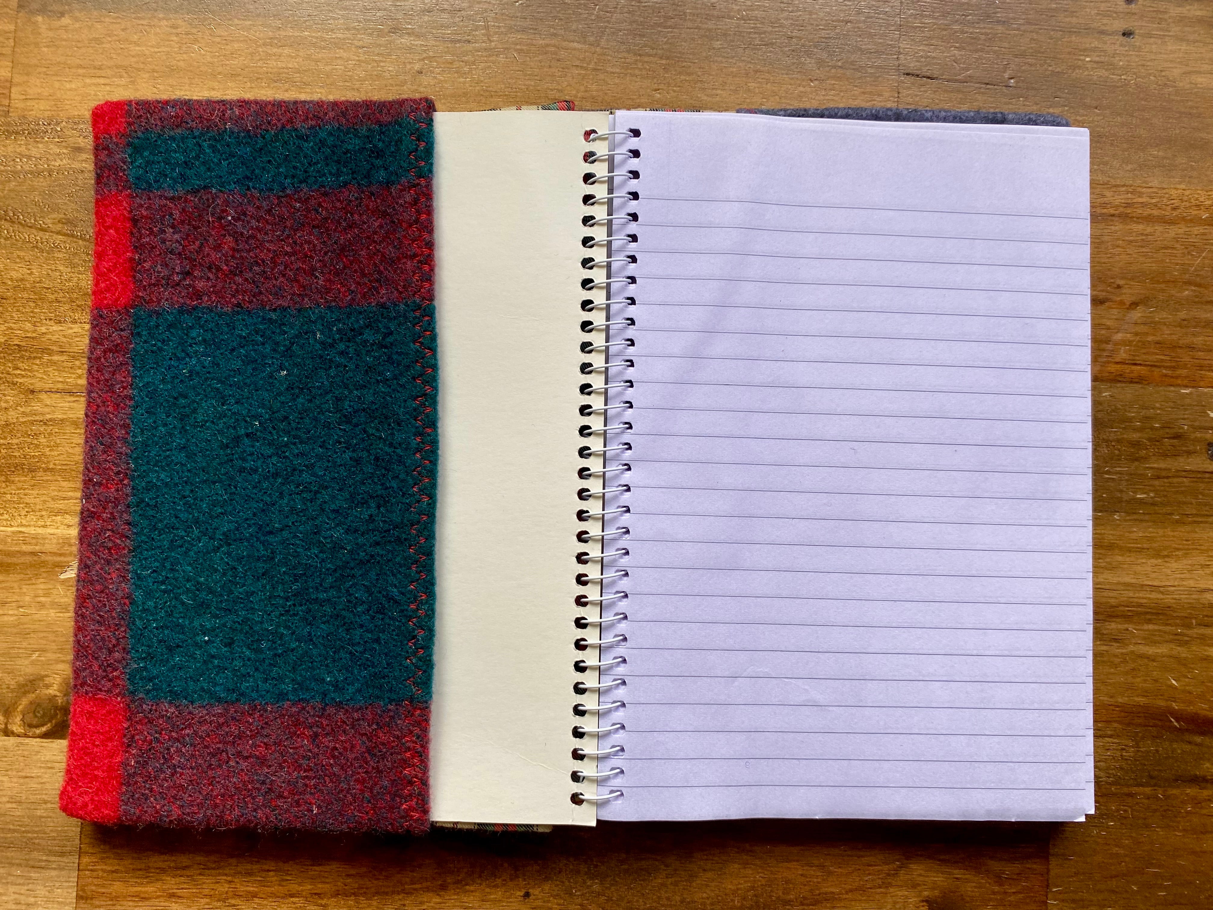 A5 Upcycled Notebook Scotty Dog - Black