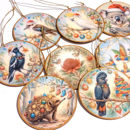 Unique Australian Animal Christmas Decorations, create your set