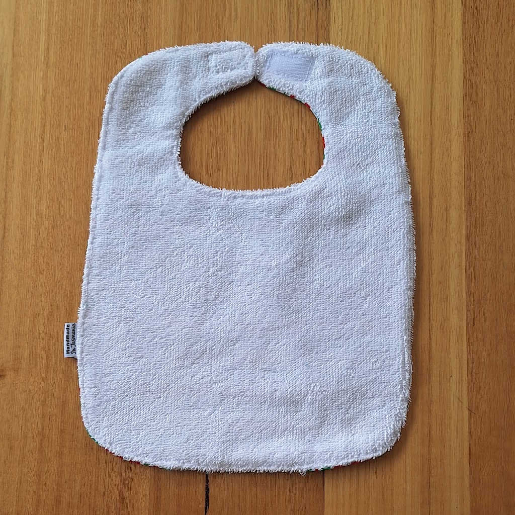 Handmade Christmas Elf Baby Bib