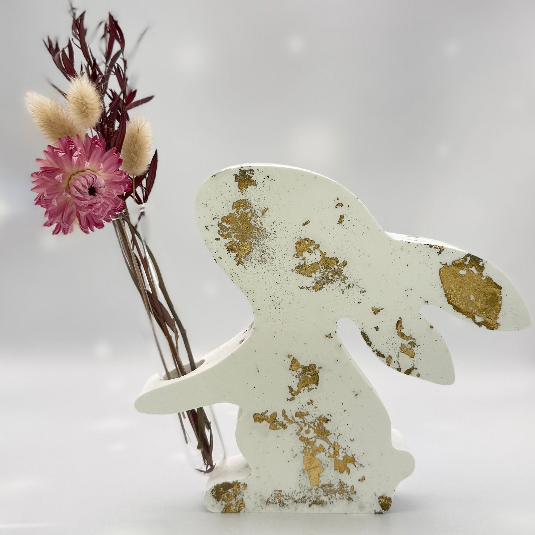 Eco-resin Bunny Vase Holder or Propogation Station