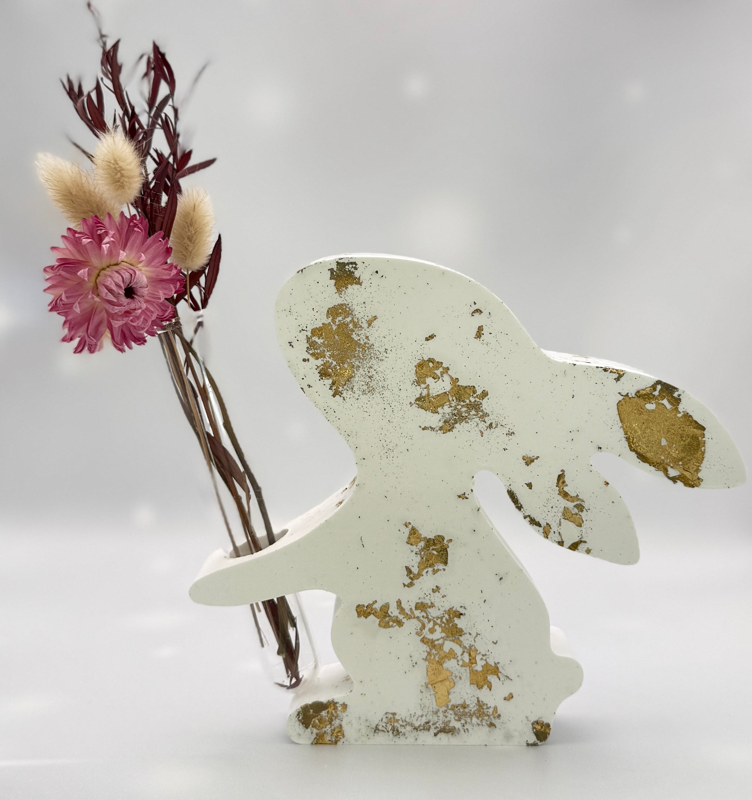 Eco-resin Bunny Vase Holder or Propogation Station