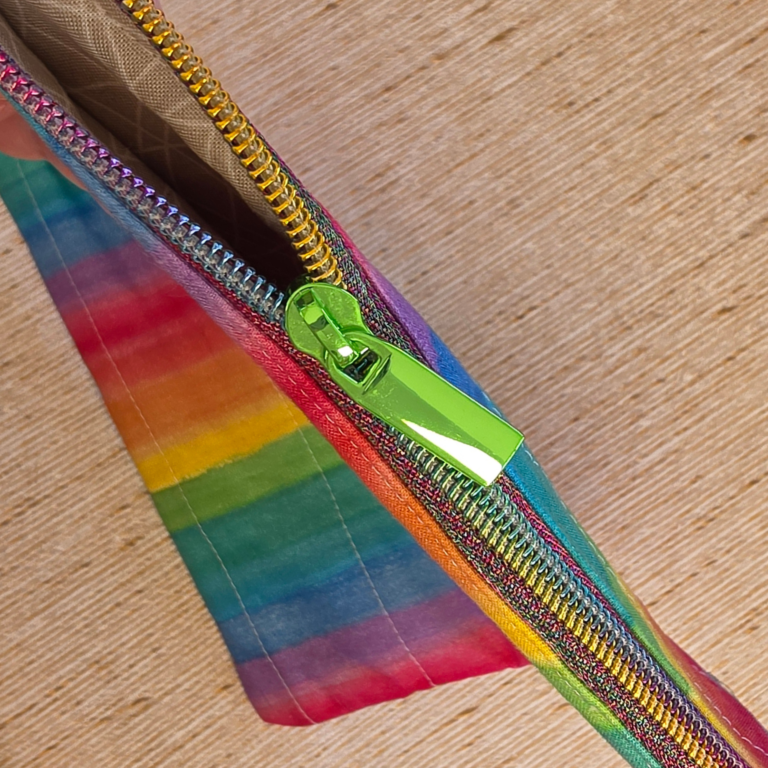 Colourful Geometric designs - book or 11" tablet sleeve, handmade