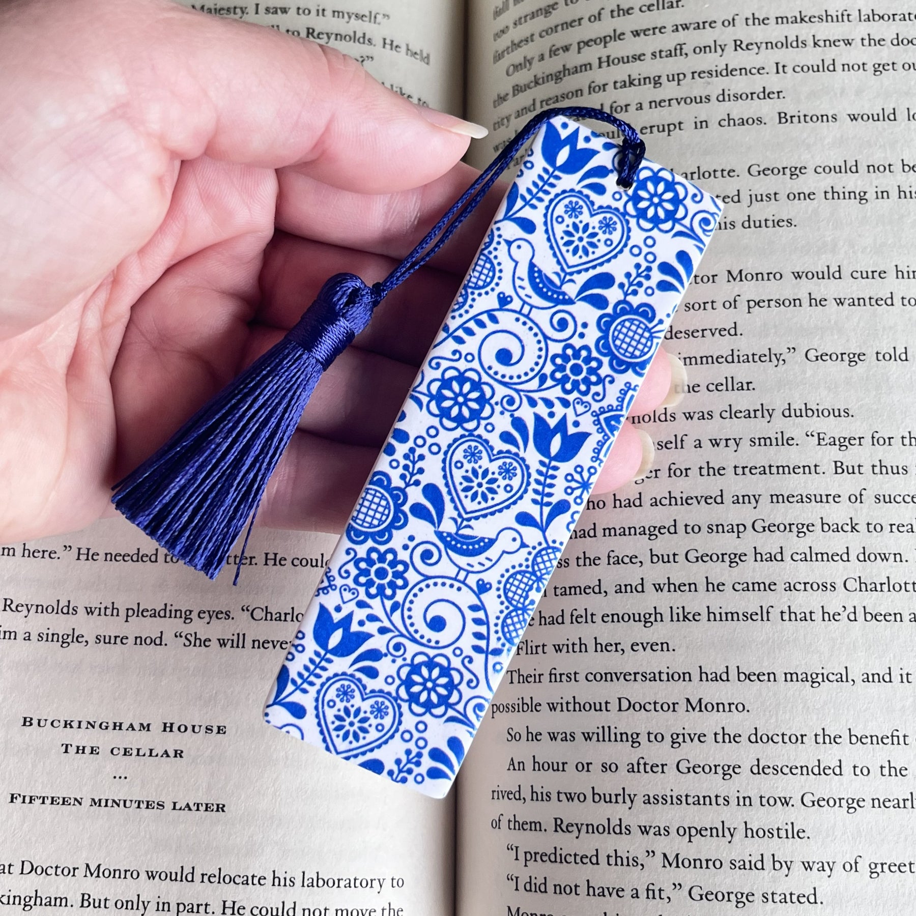 Handmade Bookmarks with Tassel - Polymer Clay - Various Designs