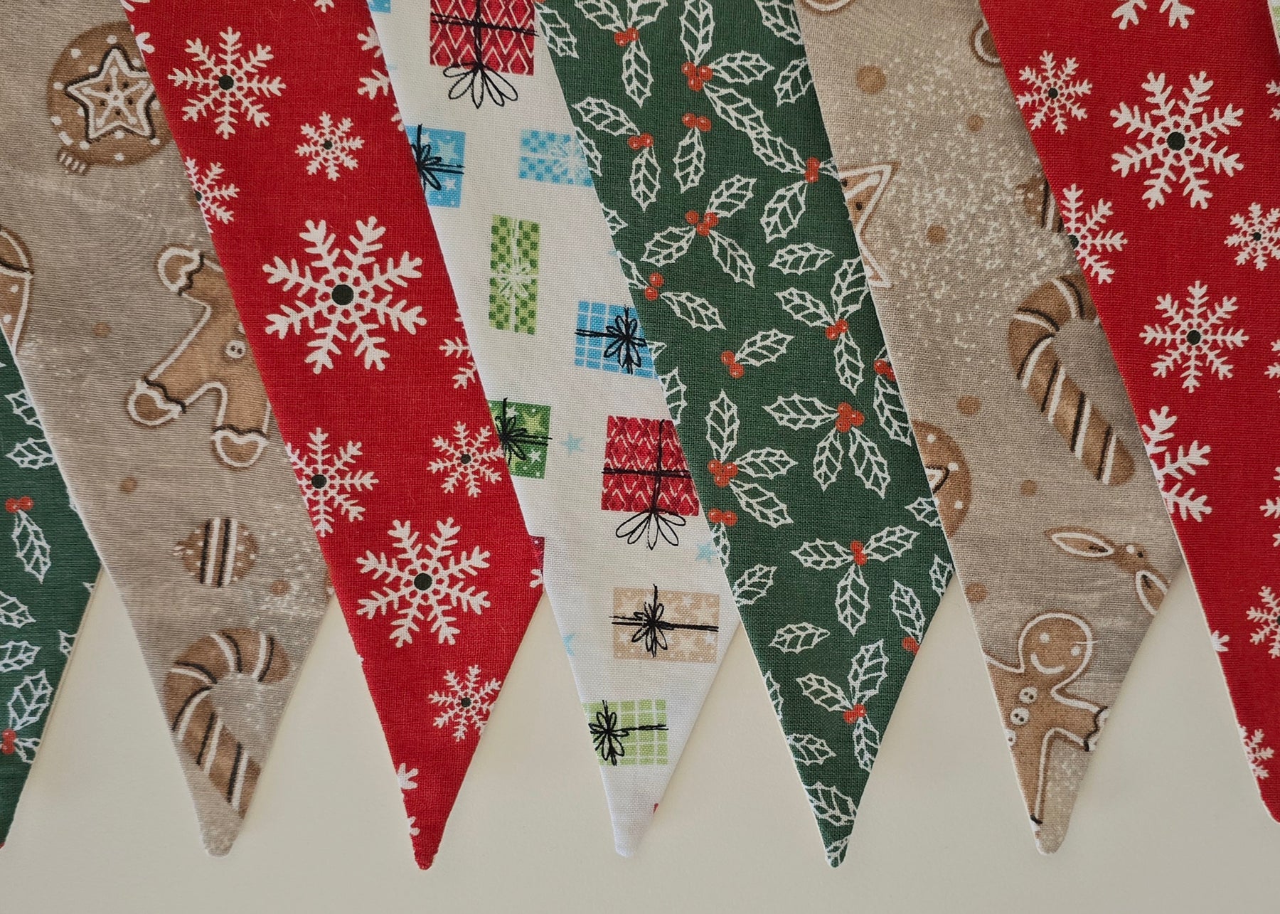 Unique Christmas Bunting: Handmade Holiday Keepsake