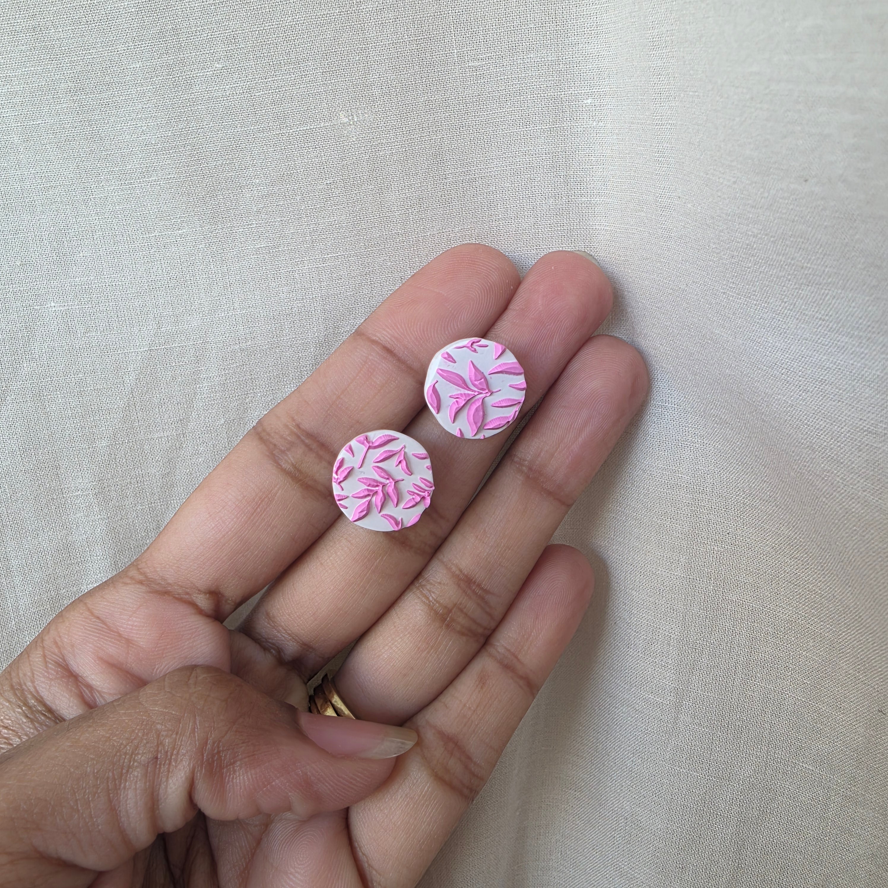 Pink Meadow Collection | Handmade Statement Earrings | Lightweight Dangle & Stud Earrings | Botanical Jewelry Gift for Her