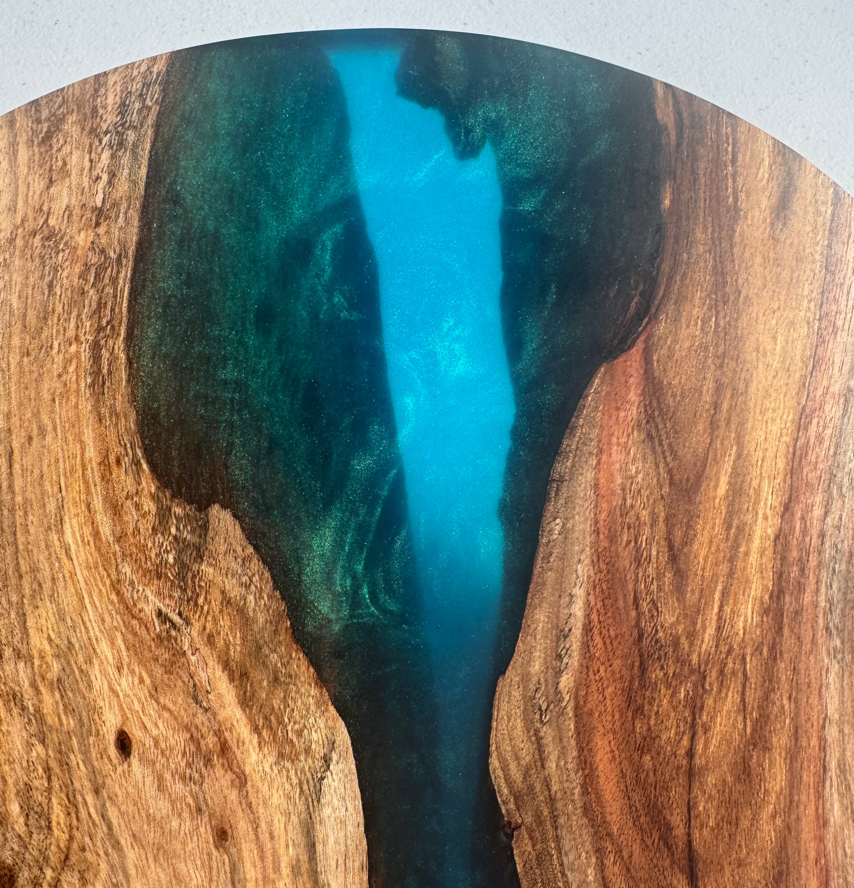Round Acacia Serving Board or Lazy Susan