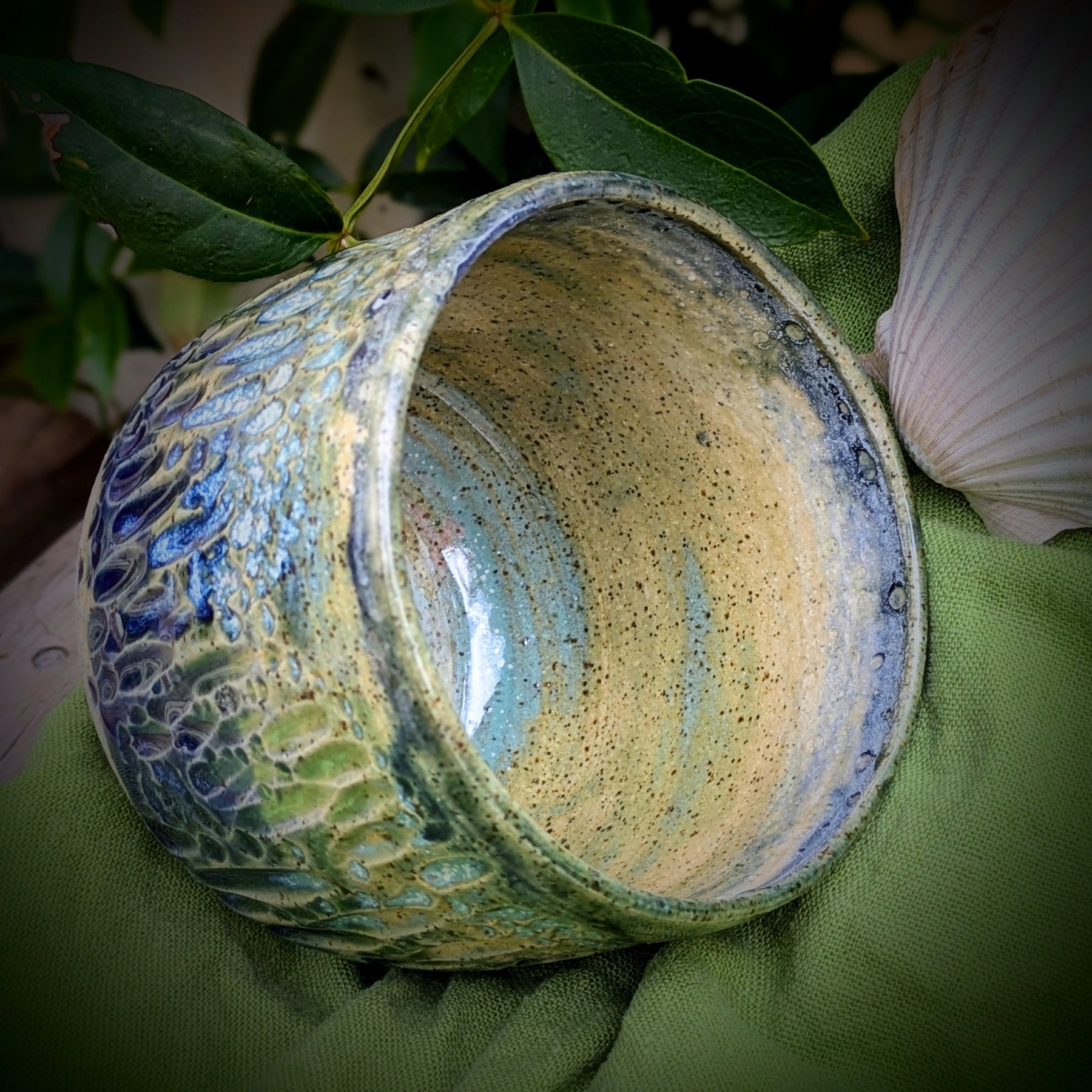 Organic textured cup