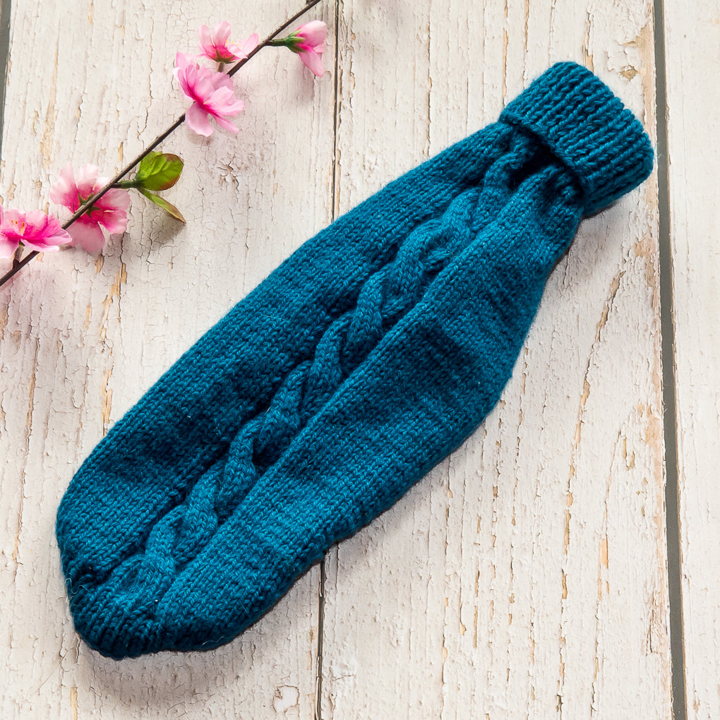 Pet Jumpers - 100% Wool, Hand Knitted Dog or Cat Jumpers - Single Cable Design