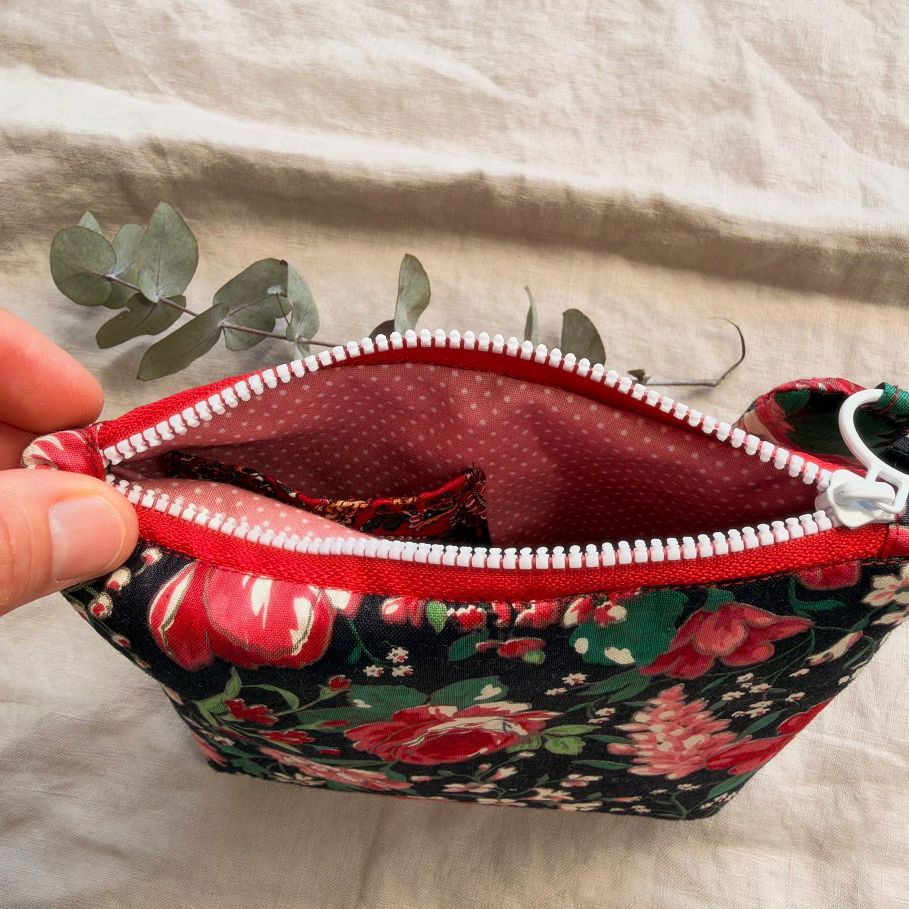 Handmade zip bags
