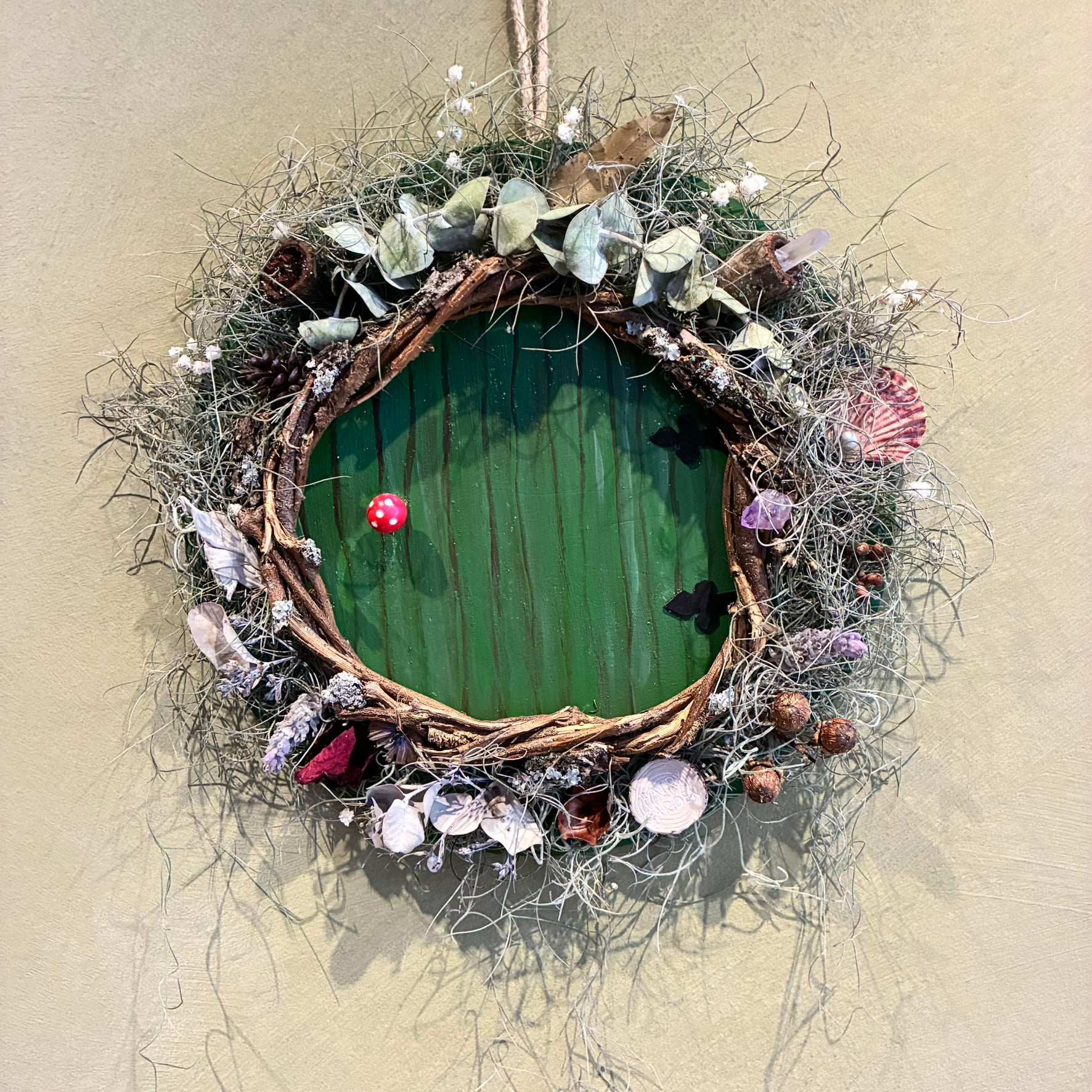 Wreath - Faery Door (Green)