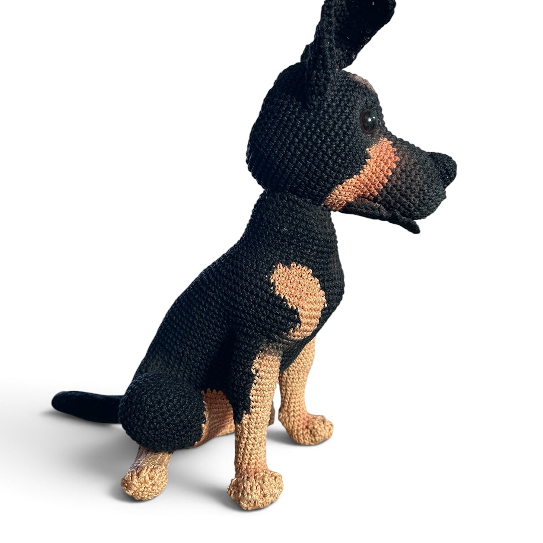 Handmade Crochet Portrait Dog - Made to Order