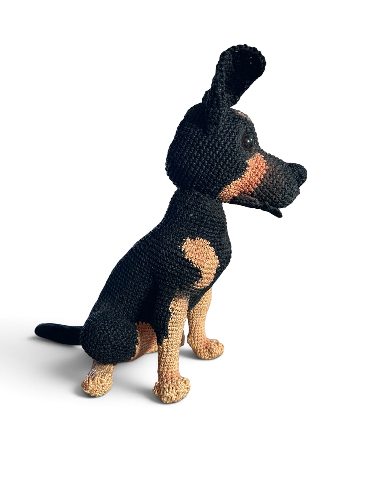 Handmade Crochet Portrait Dog - Made to Order