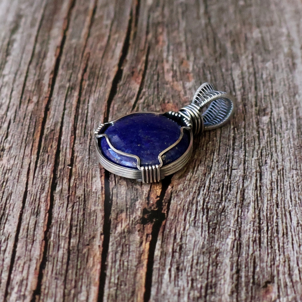Sterling Silver Lapis Lazuli Pendant ~ Awaken Your Inner Royal