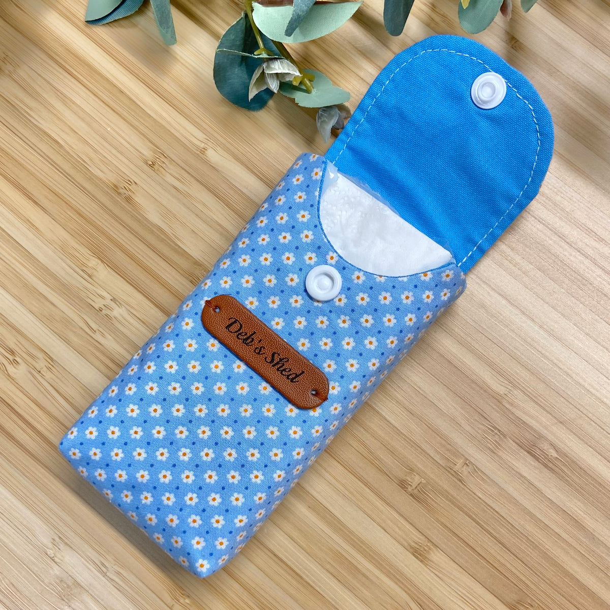 Tissue Wallet Ruler Floral Tissue Wallet