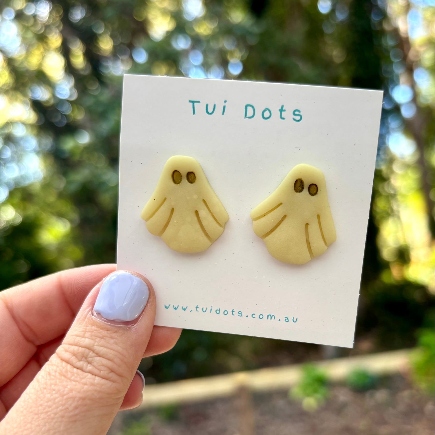 Ghost earrings - Halloween - Glow in the dark