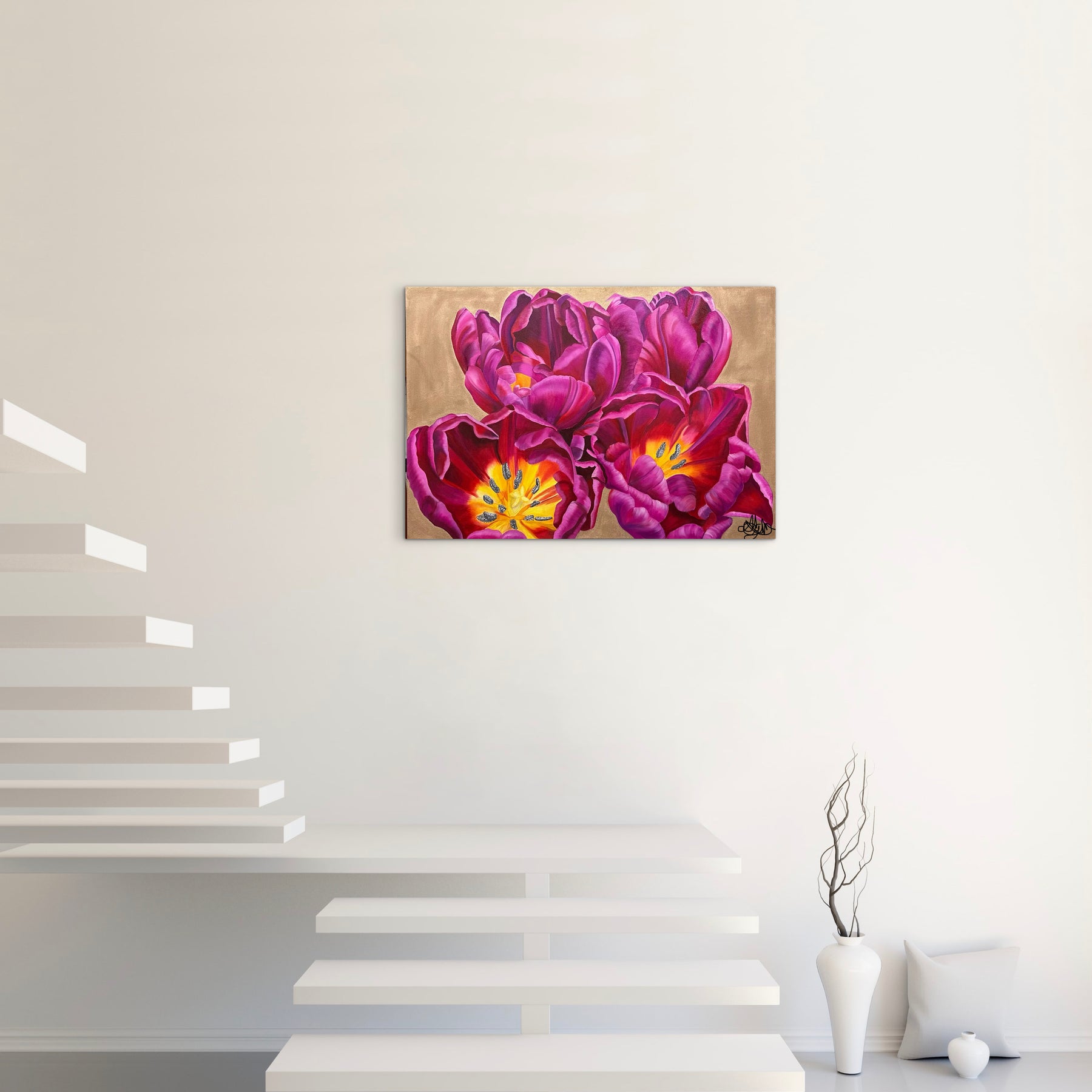 Aurelia - Original One of a Kind Oil Painting - Hand Painted