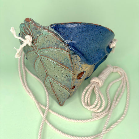 Ceramic hanging large cone orchid pot