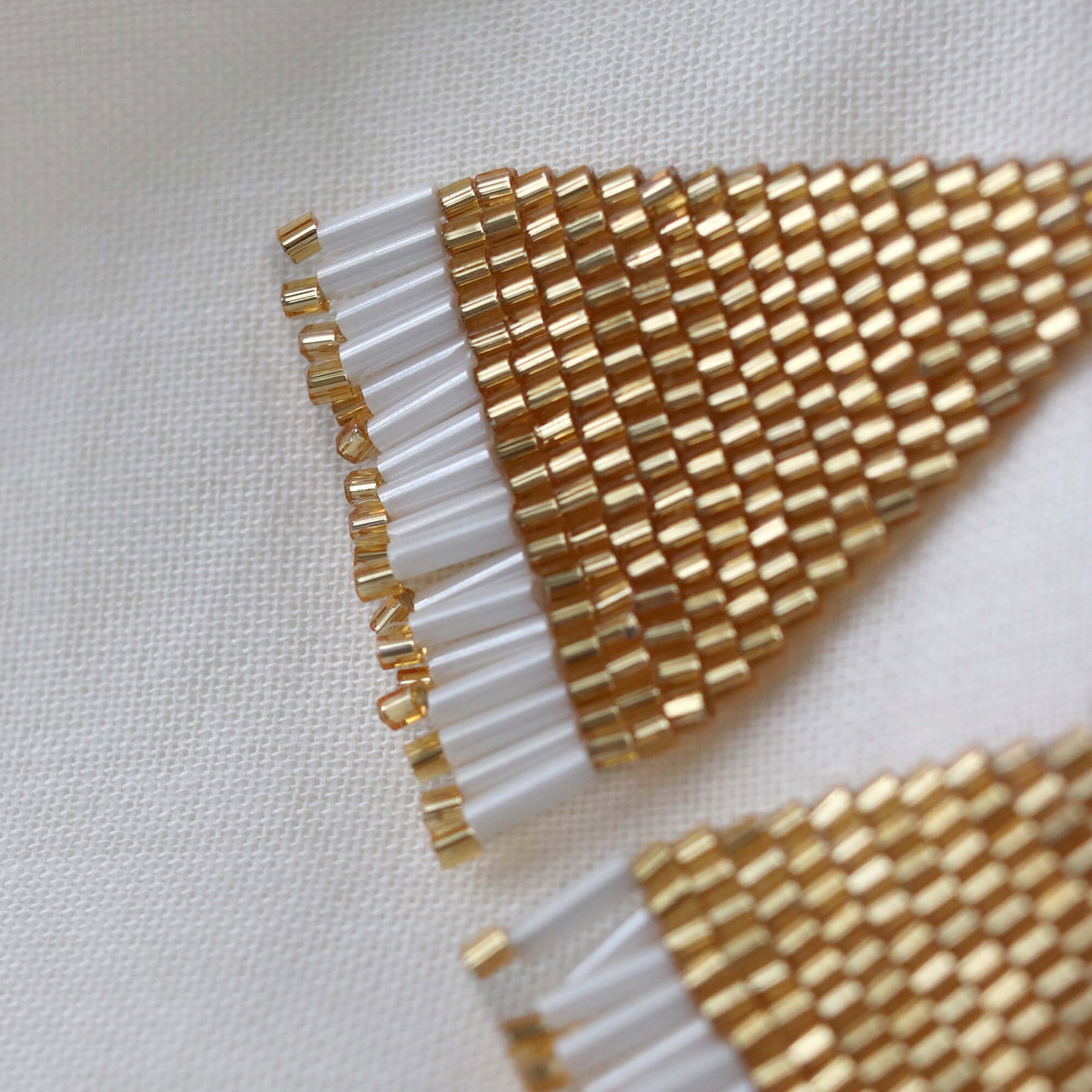 Geometric Woven Earrings