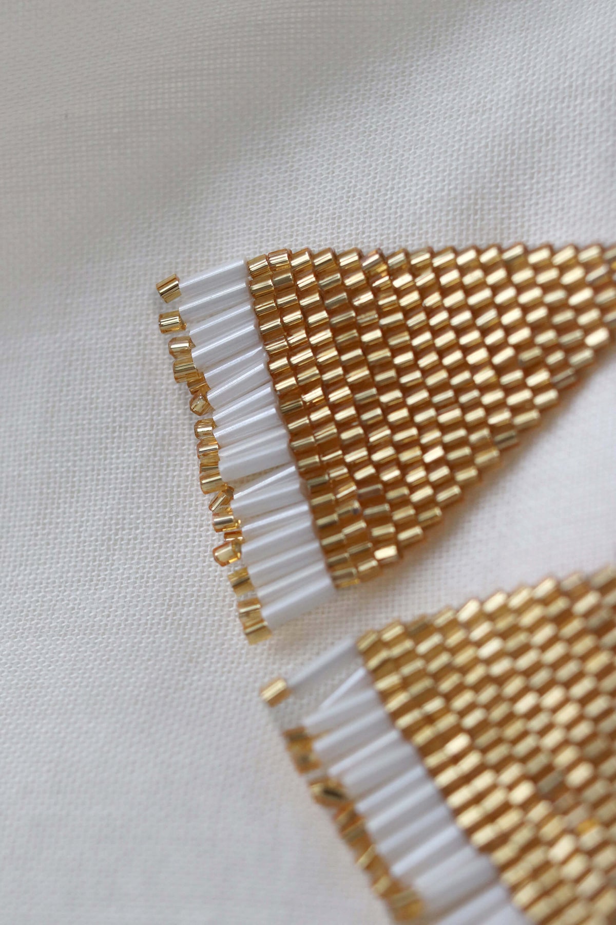 Geometric Woven Earrings