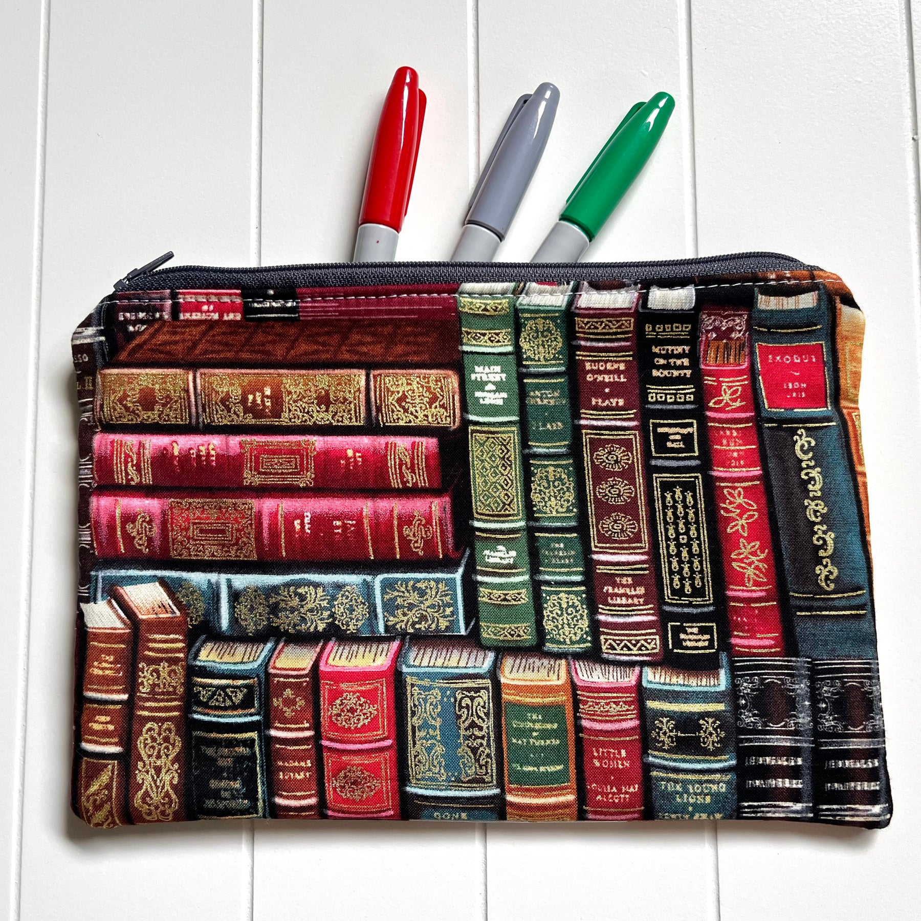 Antique books pencil case
