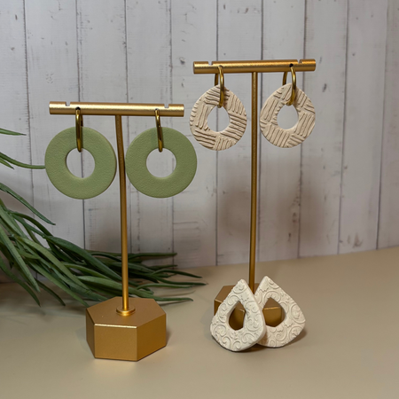 Hoops & Drops – Custom Order for Kristy| Interchangeable Clay Earrings